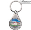 Colorized Washington Commemorative Half Dollar Coin Keychain