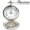 Silver Barber Half Dollar Pocket Watch
