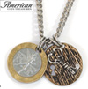 French Franc with Sterling Silver Lock and Key Men