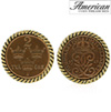 Swedish Coin ORE Crown Cufflinks
