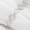 Sterling Silver and Diamond Bracelet