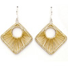 14k Yellow/White Gold Wire Earrings