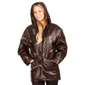 womens-brown-leather-hooded-coat