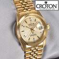 Croton Mens 6 Diamond Automatic Watch