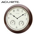 Indoor/Outdoor Clock/Thermometer/Hygrometer - 13.5 inch