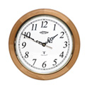 Vollmond Oak 11 Inch Atomic Wall Clock