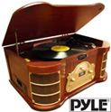 Nostalgia Stereo with Turntable/USB Record/iPod® Connectivity
