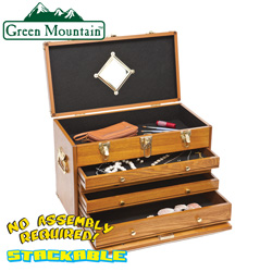 4 Drawer Oak Top Cabinet Model# YB-06004-3