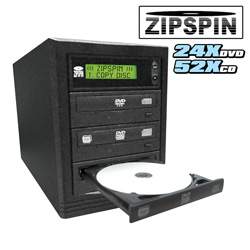 Zipspin 2-in-1 DVD/CD Duplicator&nbsp;&nbsp;Model#&nbsp;Z2DVDSATA