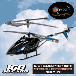 Blue R/C Night Hawk with Camera Model# ODY-007B