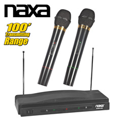 Dual Wireless Microphone System Model# NAM-984