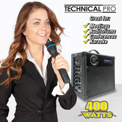 Portable PA System Model# WASP400
