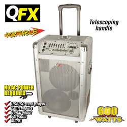 Portable PA System Model# PBX-2080-SILVER