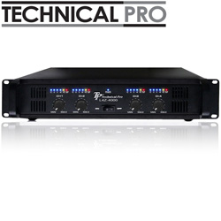 Technical Pro Power Amp/ 4 Channel/ 4000 Watts&nbsp;&nbsp;Model#&nbsp;L4Z4001