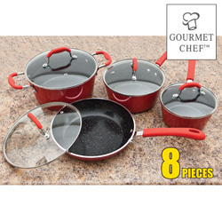 8PC Ceramic Cookware Set Model# AL-08C