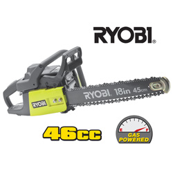 Ryobi 18 inch Gas Chain Saw&nbsp;&nbsp;Model#&nbsp;ZRRY-10518