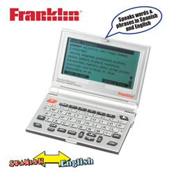 Speaking Spanish/English Dictionary&nbsp;&nbsp;Model#&nbsp;BES-2150R