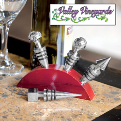 4 Wine Stopper Set Model# ZR306