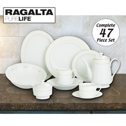 Ragalta 47 Piece Dinnerware Set Model# RDS-046