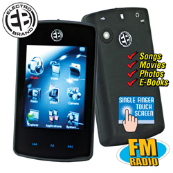 8GB Touch Screen MP3 Player Model# MP2808MO