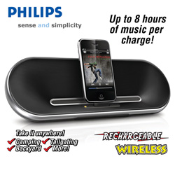 Philips Fidelio Rechargeable Speaker&nbsp;&nbsp;Model#&nbsp;DS7550