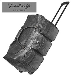 Patchwork Leather Rolling Duffle Bag Model# HS2090
