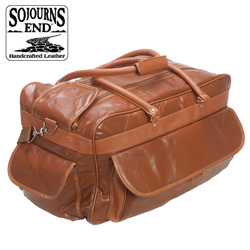 Lambskin Duffle - Brown Model# LXB-111