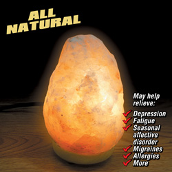 2 Pack Ionic Crystal Salt Lamps Model# 1001-2