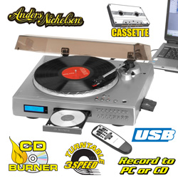 USB Turntable With CD Burner Model# 2655