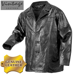 Patchwork Leather Hipster Coat&nbsp;&nbsp;Model#&nbsp;287313