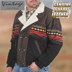 Brown Southwestern Jacket&nbsp;&nbsp;Model#&nbsp;23760-BRN/BLK