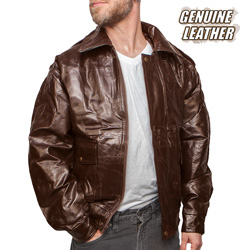 Leather Jacket - Brown Model# GFEUCB