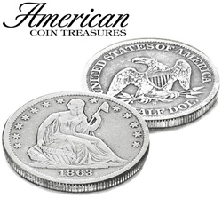 Silver Seated Liberty Half Dollar Model# 6796
