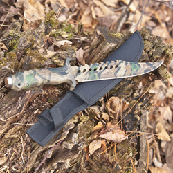 Camo Hunting Knife&nbsp;&nbsp;Model#&nbsp;BS014164CA