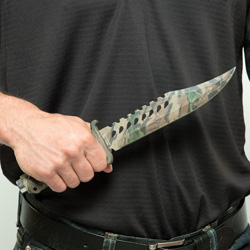 Camo Hunting Knife&nbsp;&nbsp;Model#&nbsp;BS014164CA