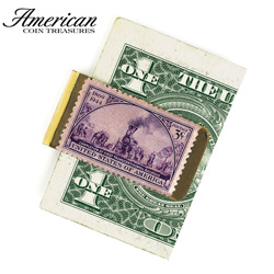 Brass Train Stamp Money Clip Model# 5657