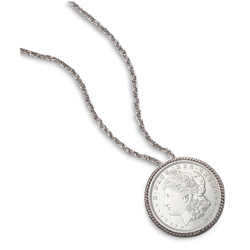 Morgan Silver Dollar Pin/Pendant