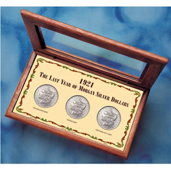 1921 Last Year Morgan Silver Dollar Complete Mark Mint Collection