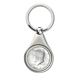 JFK Half Dollar Key Ring