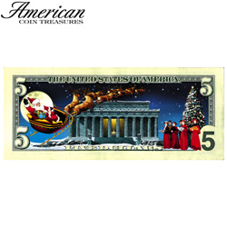 Jingle Bucks Color 5 Dollar Bill Model# 5720