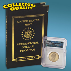 2008 PR69 James Monroe Dollar S-Mint Model# 1802408