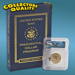 2008 MS67 Andrew Jackson Dollar P-Mint