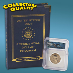 2008 MS67 Martin Van Buren Dollar D-Mint