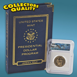 2009 MS67 James K. Polk Dollar D-Mint&nbsp;&nbsp;Model#&nbsp;1802444