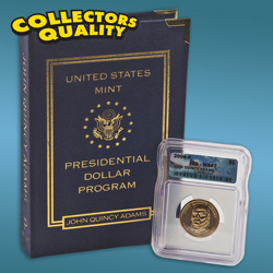 2008 MS67 John Quincy Adams Dollar P-Mint