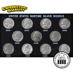 Wartime Silver Nickel Collection&nbsp;&nbsp;Model#&nbsp;11762