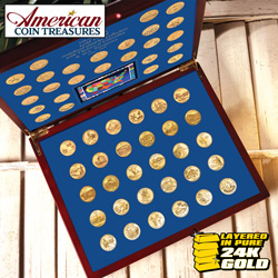 Gold State/Territory Quarters Collection&nbsp;&nbsp;Model#&nbsp;10026