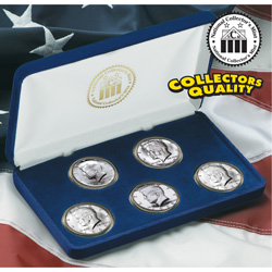 1965-69 Silver JFK Half Dollar Set&nbsp;&nbsp;Model#&nbsp;10764W