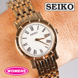 Seiko Goldtone Watch&nbsp;&nbsp;Model#&nbsp;SXB420P1