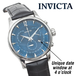 Invicta Vintage Chronograph Watch - Blue&nbsp;&nbsp;Model#&nbsp;11236